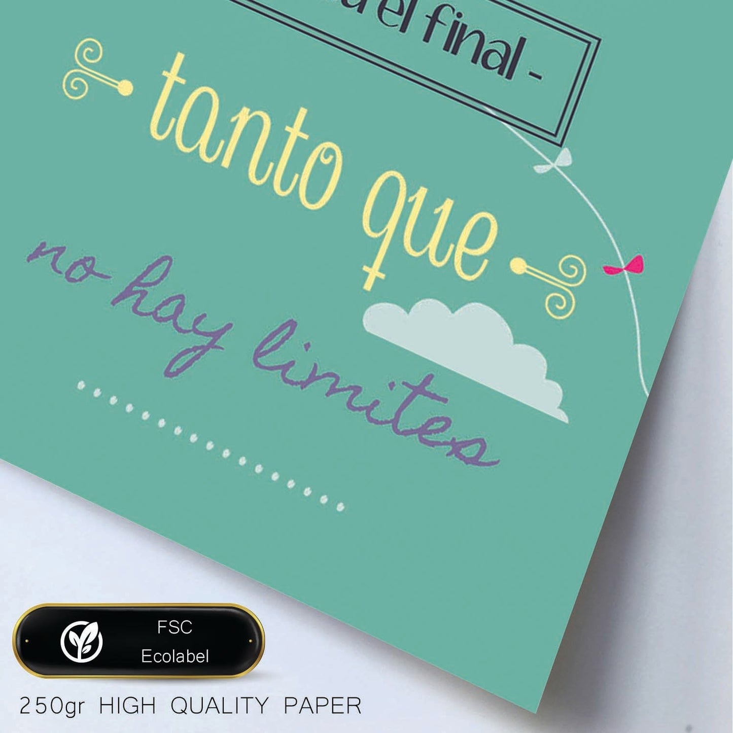 Poster con mensaje feliz. Lámina Voy persiguiendo mis sueños 2.-Artwork-Nacnic-Nacnic Estudio SL