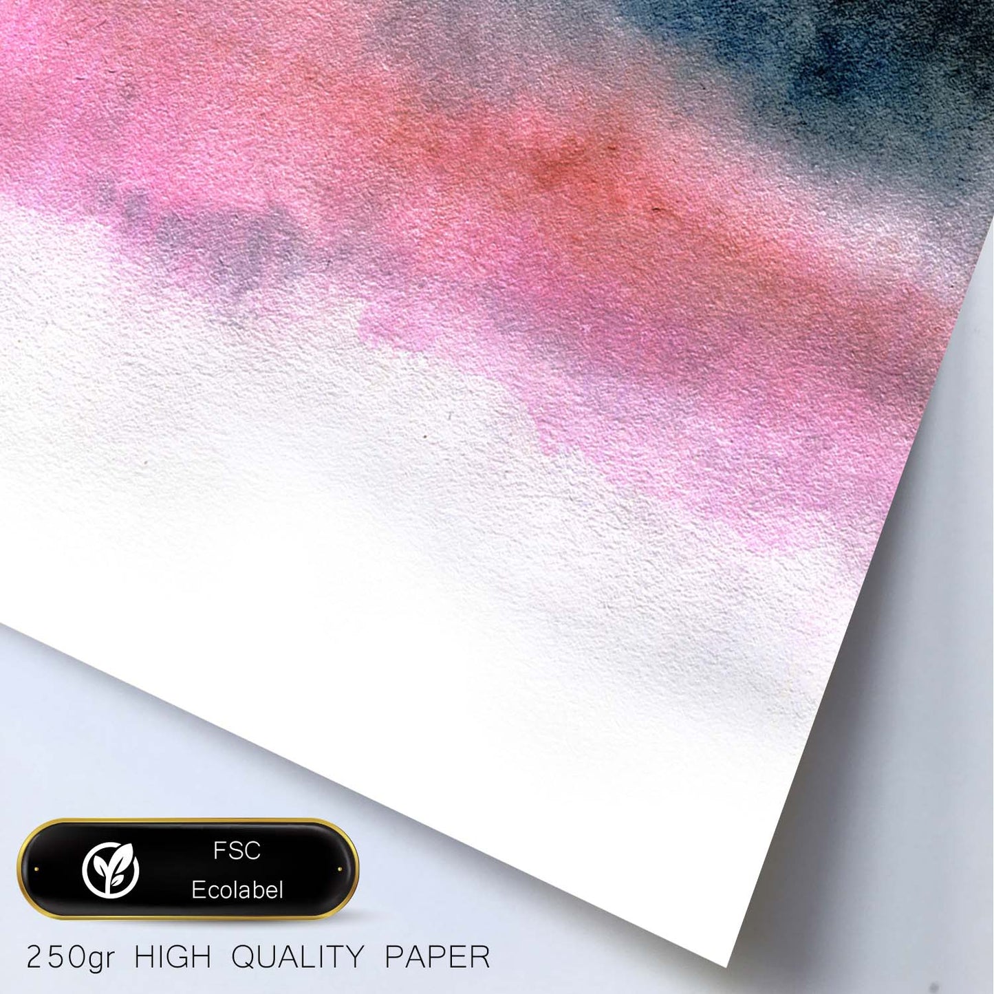 Poster de Abstracto rosa negro morado. Lámina colorida con diseño nórdico.-Artwork-Nacnic-Nacnic Estudio SL