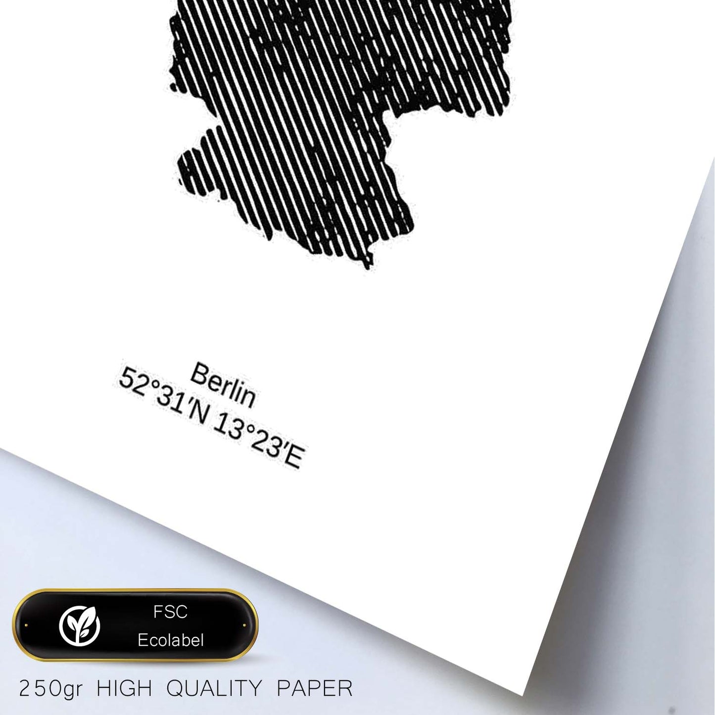 Poster de Alemania. Láminas de paises y continentes del mundo.-Artwork-Nacnic-Nacnic Estudio SL