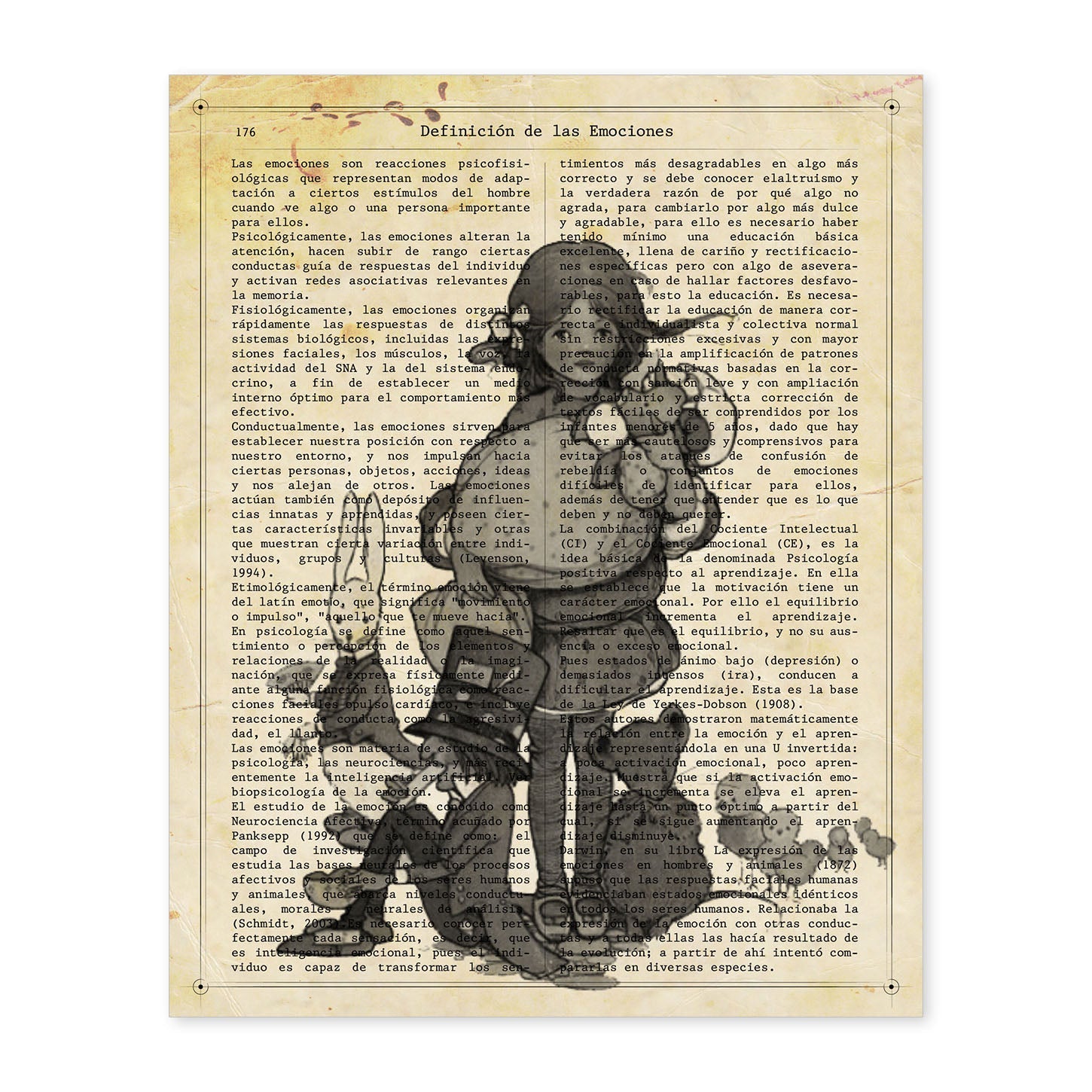 Poster de Alicia y sus amigos. Láminas de Alicia en el Pais de las Maravillas.-Artwork-Nacnic-A4-Sin marco-Nacnic Estudio SL