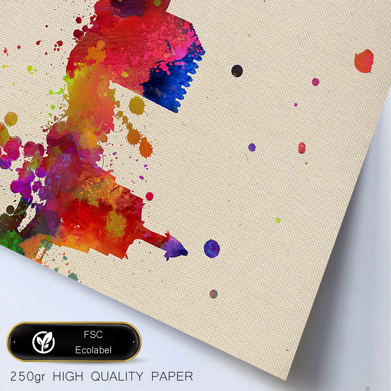 Poster de Almería. Láminas e ilustraciones de ciudades, comunidades, y mapas de España.-Artwork-Nacnic-Nacnic Estudio SL