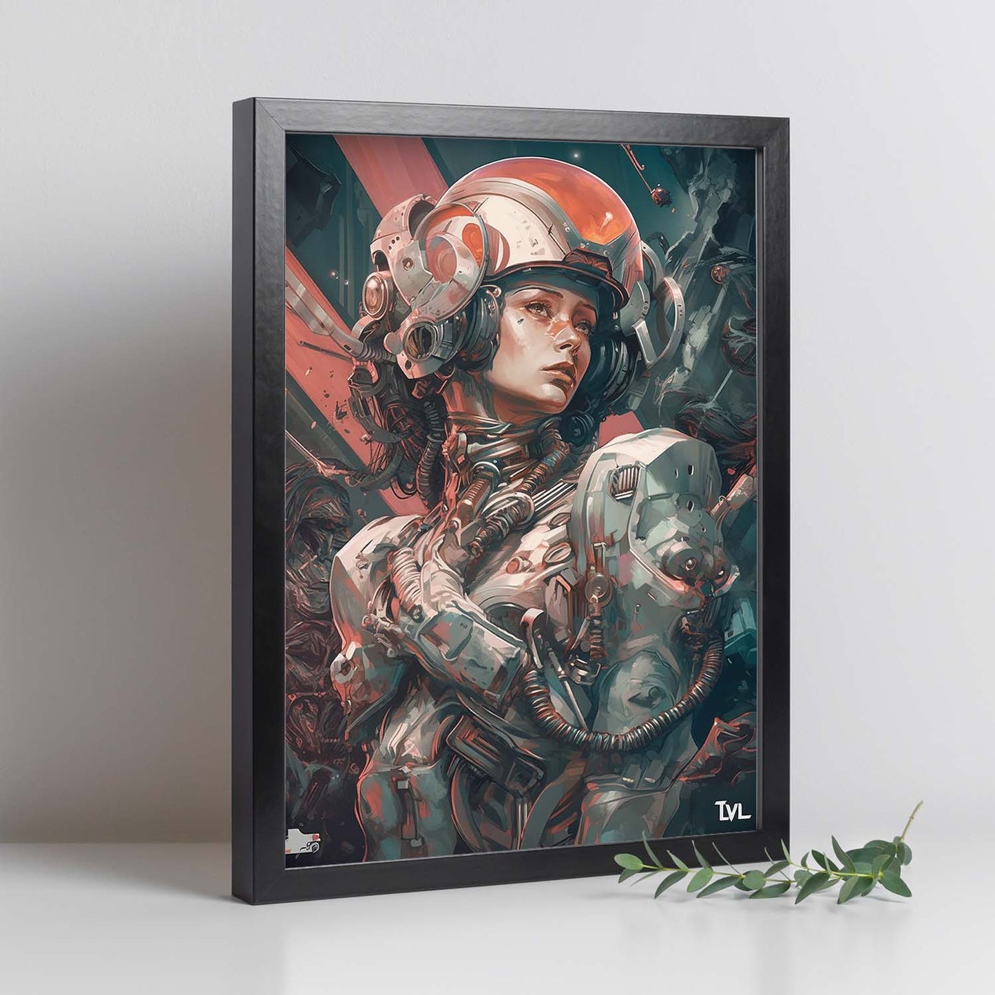 Póster de "Amor" en Estilo Surreal Cyb