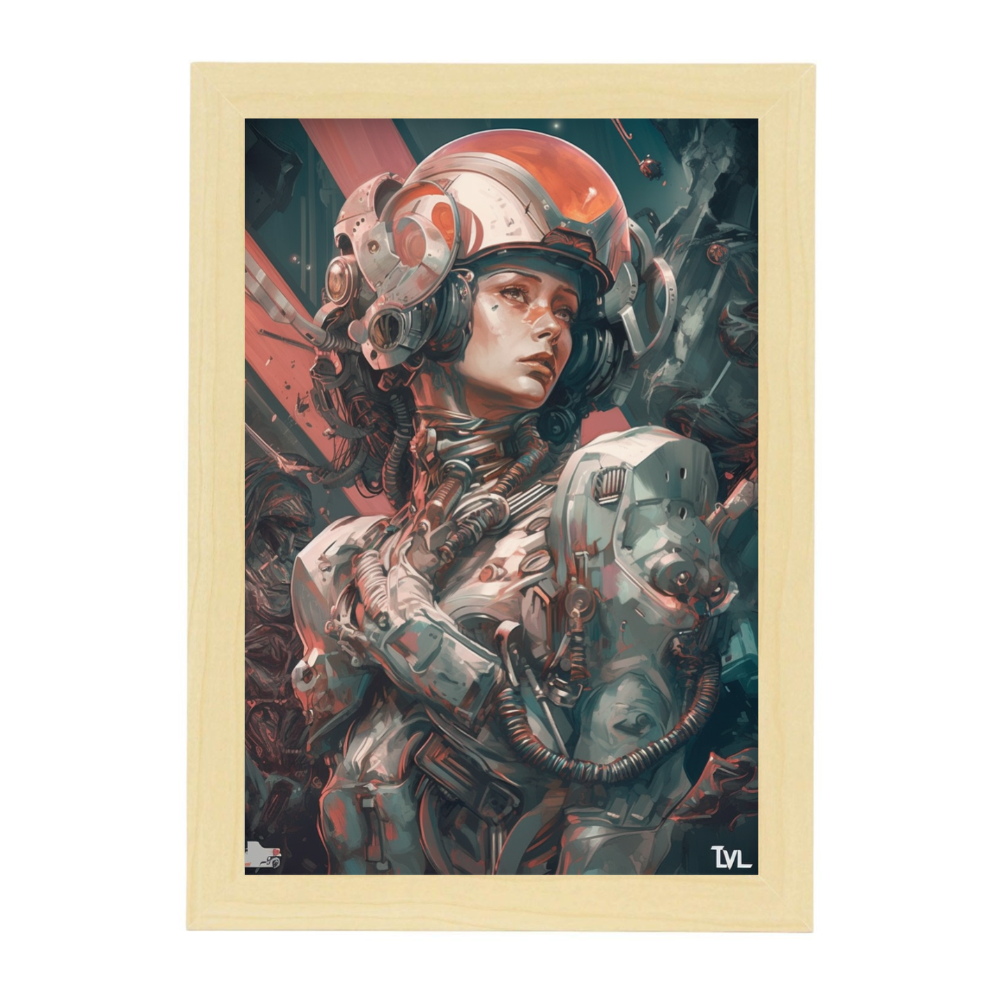 Póster de "Amor" en Estilo Surreal Cyb
