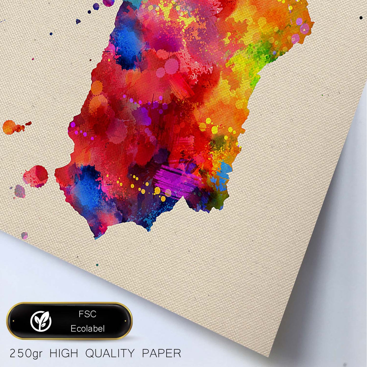 Poster de Andalucia. Láminas e ilustraciones de ciudades, comunidades, y mapas de España.-Artwork-Nacnic-Nacnic Estudio SL