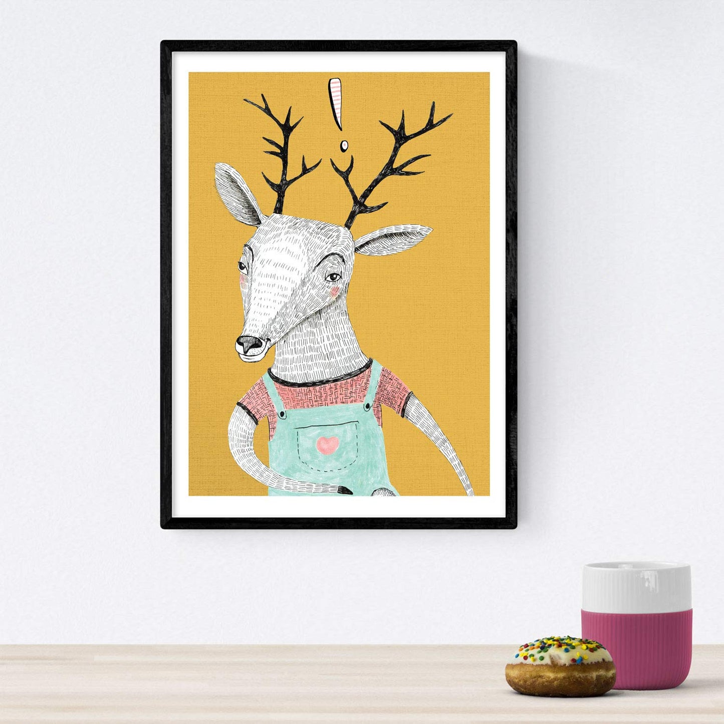 Poster de Animales modernos color. Lámina de animales con diseño nordico.-Artwork-Nacnic-Nacnic Estudio SL