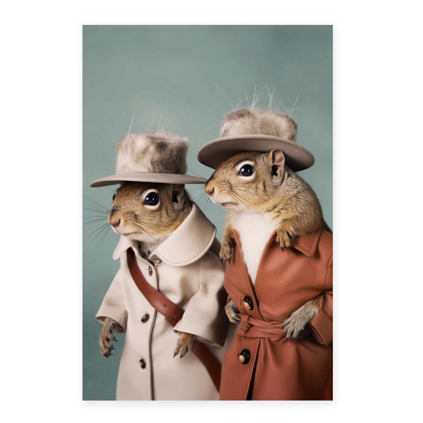 Póster de Pósteres de Ardillas de Moda