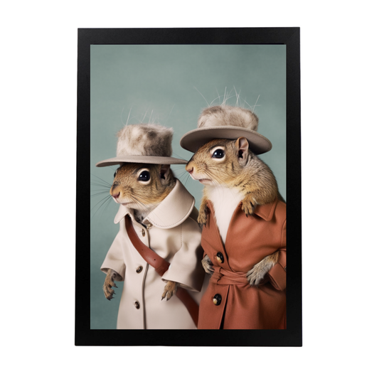 Póster de Pósteres de Ardillas de Moda