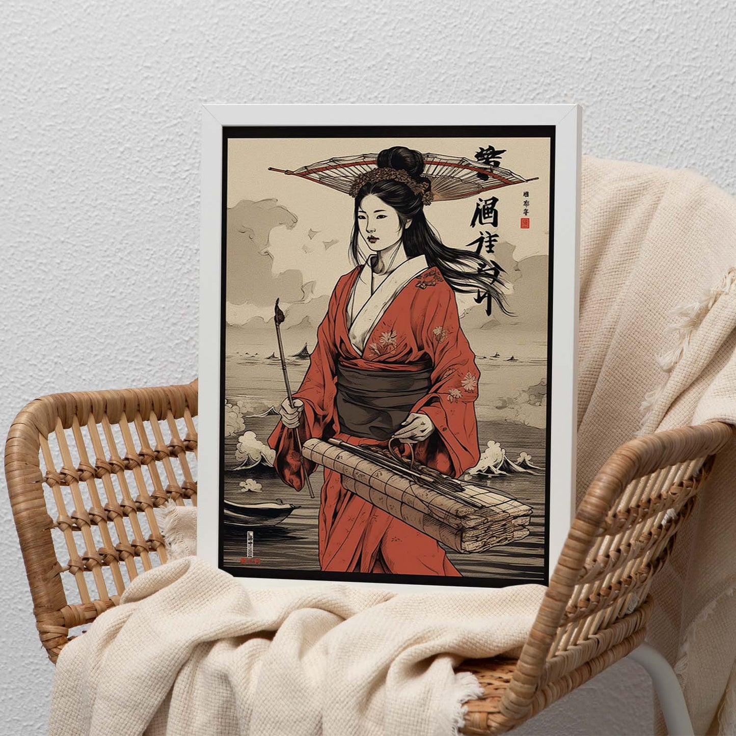 Lámina de Arte Pirata Estilo Japonés Michaeld