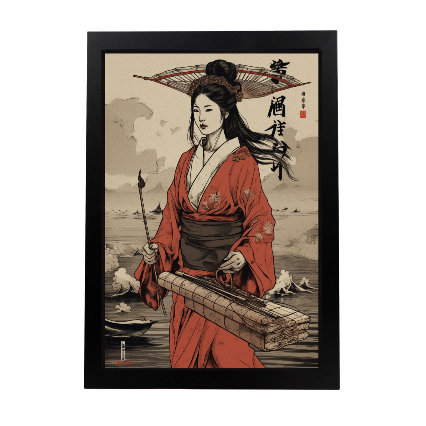 Lámina de Arte Pirata Estilo Japonés Michaeld