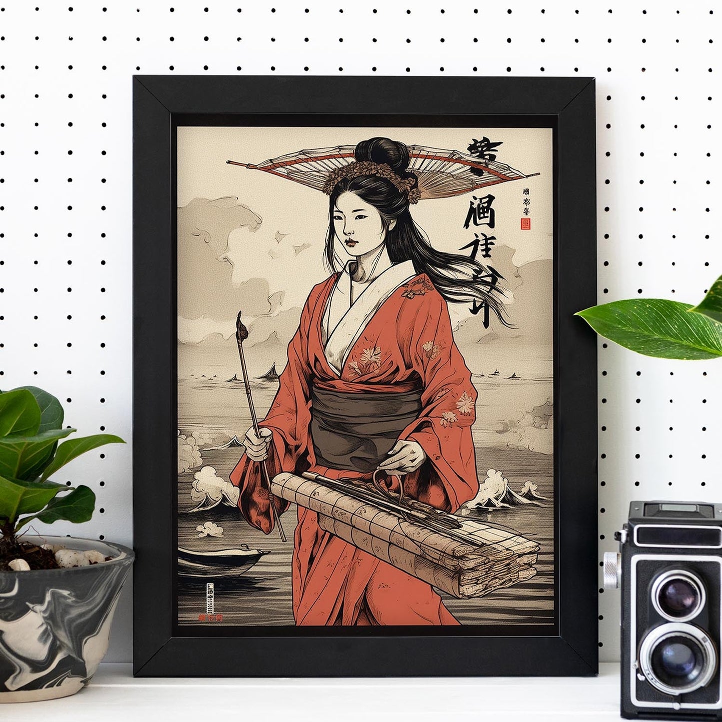 Lámina de Arte Pirata Estilo Japonés Michaeld