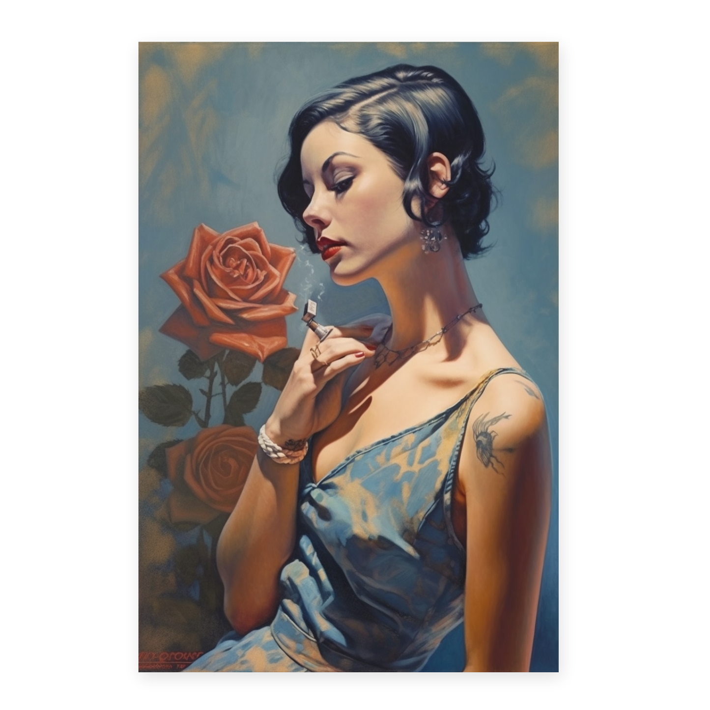 Póster Psicodélico de Arte Surrealista