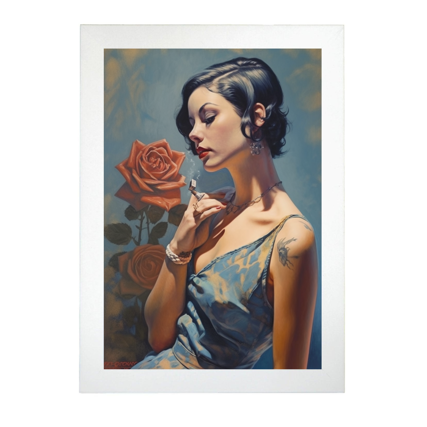 Póster Psicodélico de Arte Surrealista