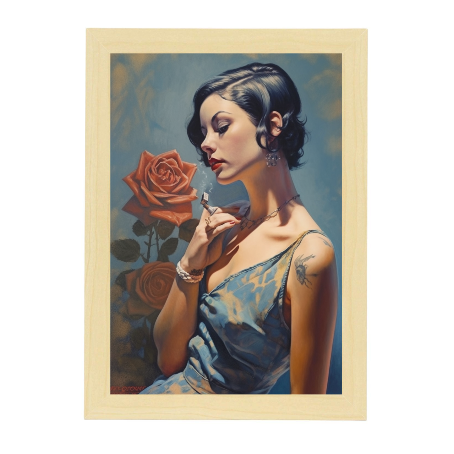Póster Psicodélico de Arte Surrealista