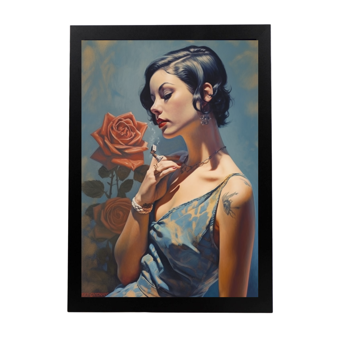 Póster Psicodélico de Arte Surrealista