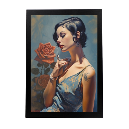 Póster Psicodélico de Arte Surrealista
