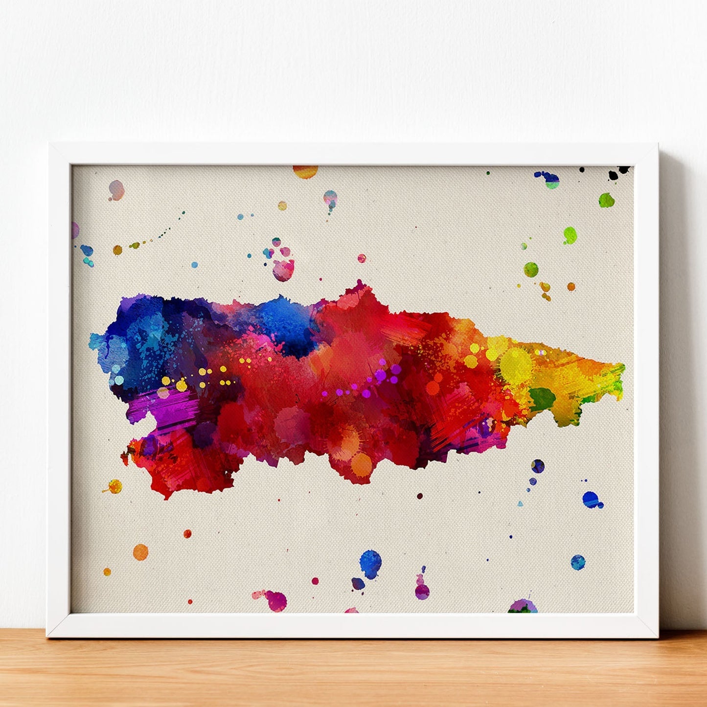 Poster de Asturias. Láminas e ilustraciones de ciudades, comunidades, y mapas de España.-Artwork-Nacnic-Nacnic Estudio SL