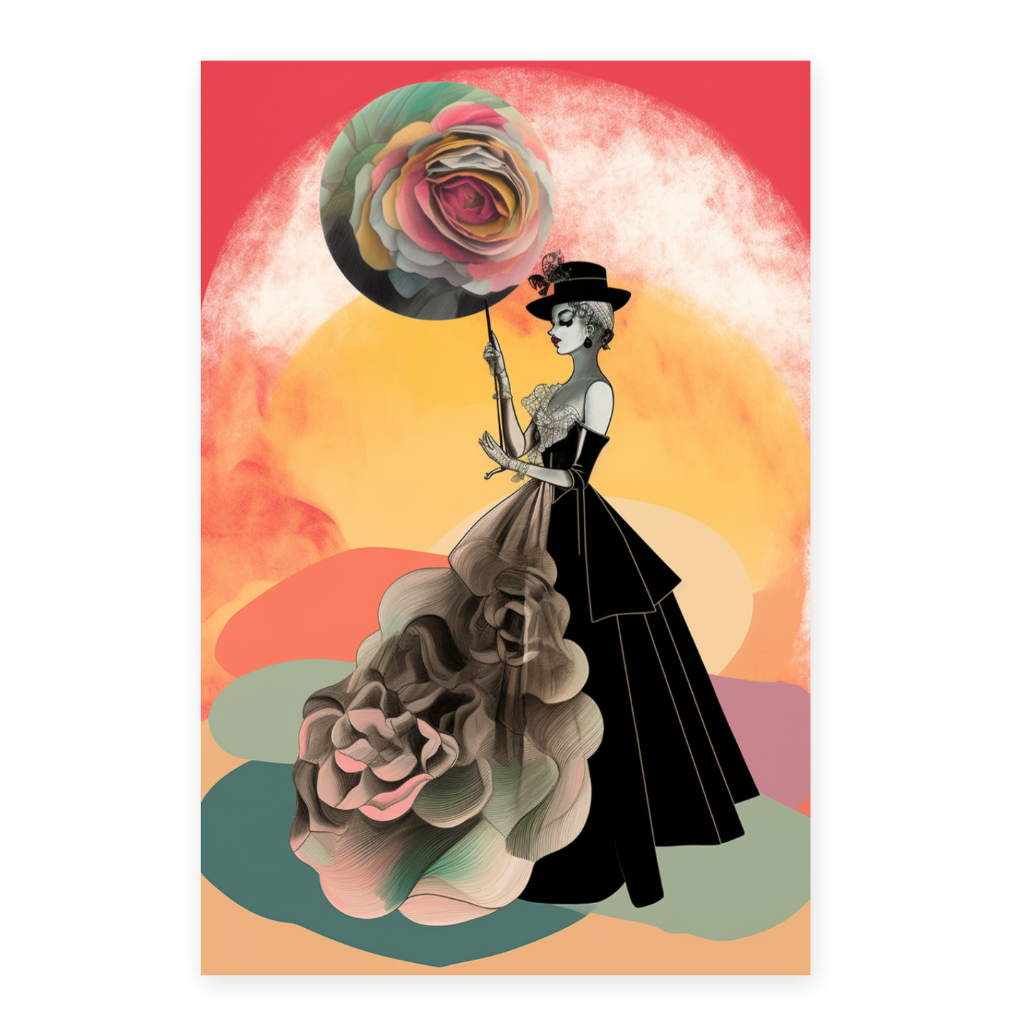 Póster de Aventura de Cine Negro y Arte Moderno