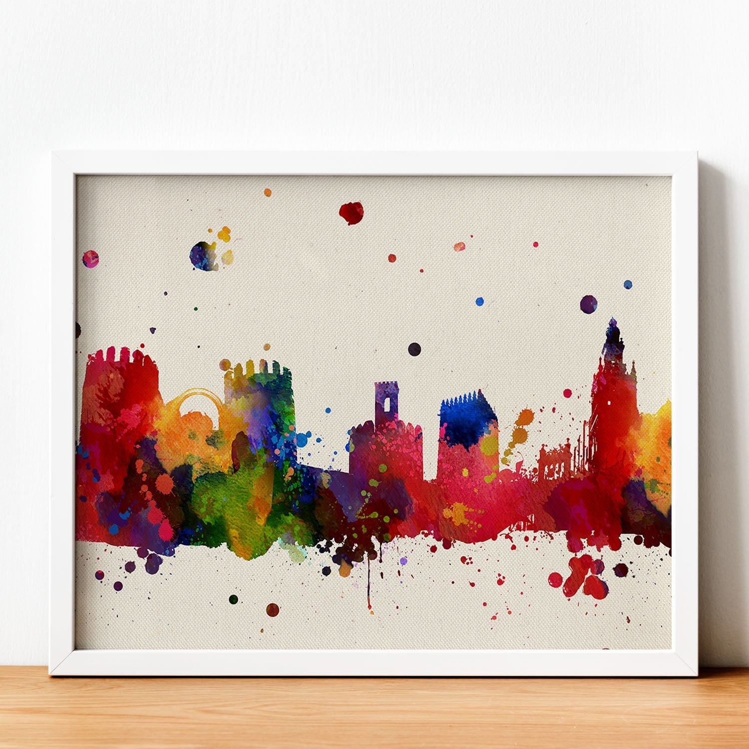 Poster de Badajoz. Láminas e ilustraciones de ciudades, comunidades, y mapas de España.-Artwork-Nacnic-Nacnic Estudio SL