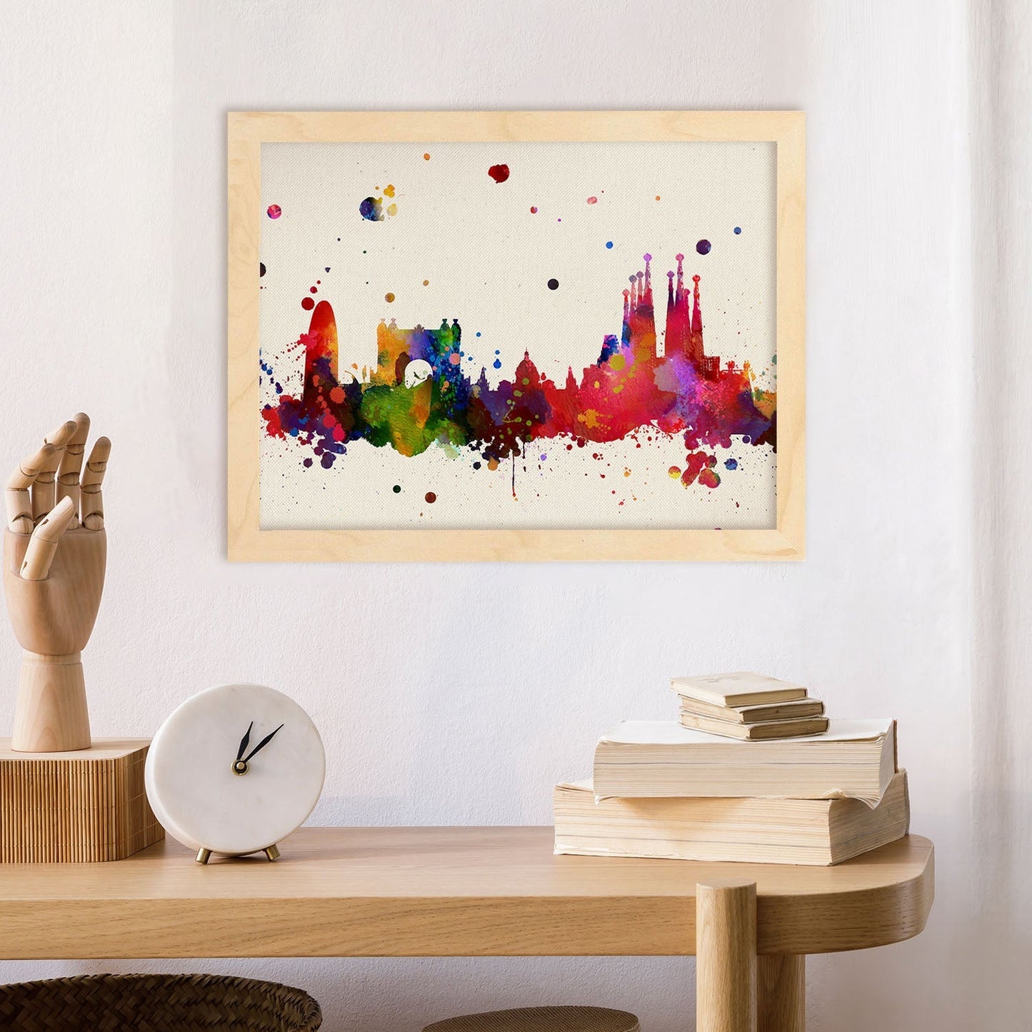 Poster de Barcelona. Láminas e ilustraciones de ciudades, comunidades, y mapas de España.-Artwork-Nacnic-Nacnic Estudio SL