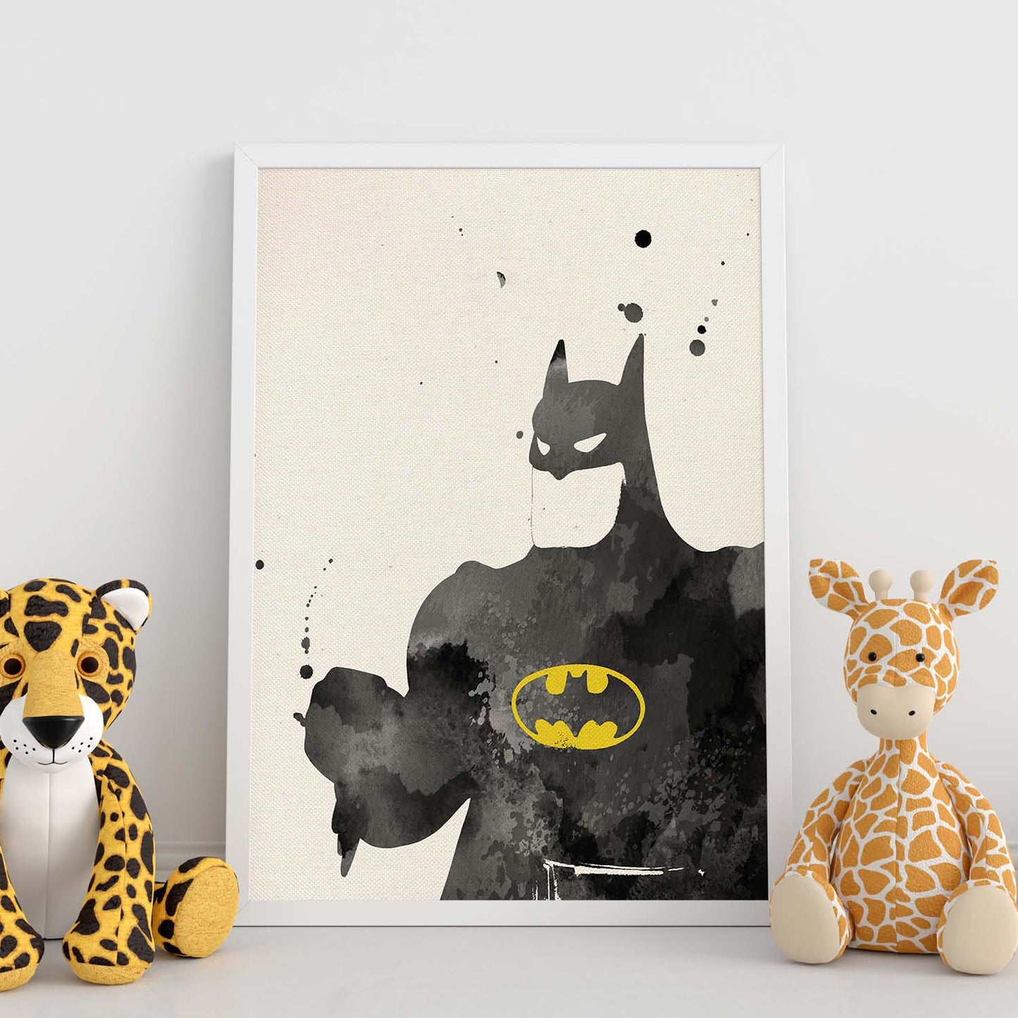 Poster de Batman 2. Láminas de cine, películas, y actores. Posters de películas antiguas con estilo acuarela.-Artwork-Nacnic-Nacnic Estudio SL