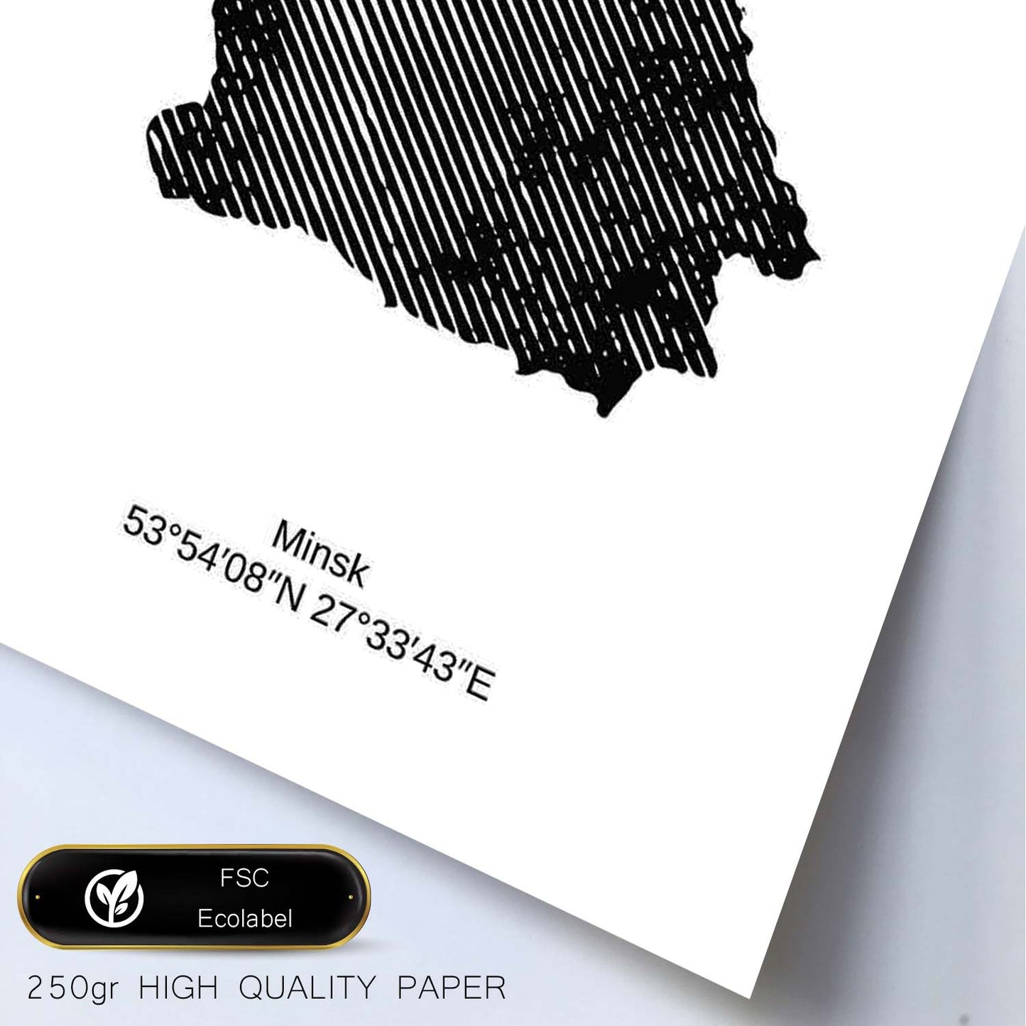 Poster de Belarus. Láminas de paises y continentes del mundo.-Artwork-Nacnic-Nacnic Estudio SL