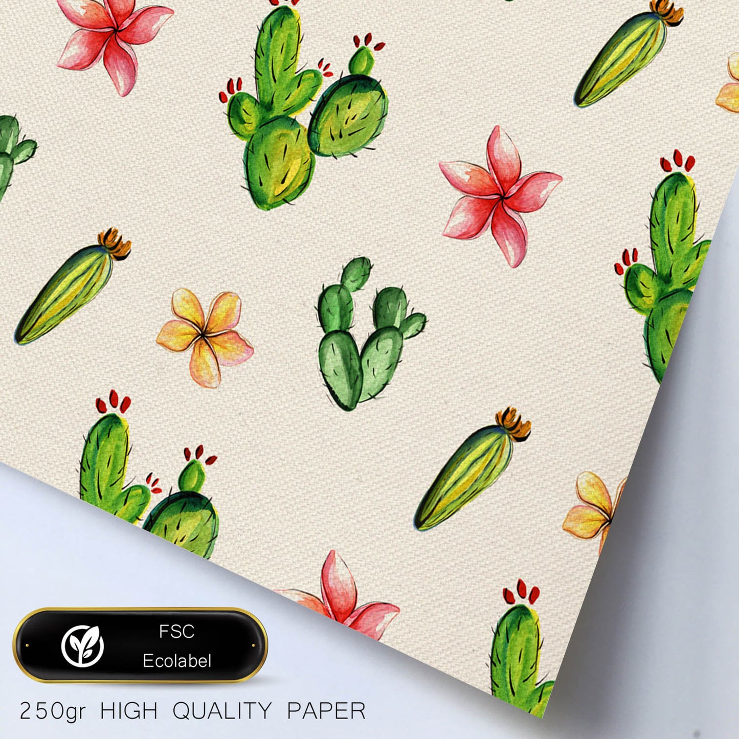 Poster de cactus dibujado. Lámina de Festival de cactus-Artwork-Nacnic-Nacnic Estudio SL