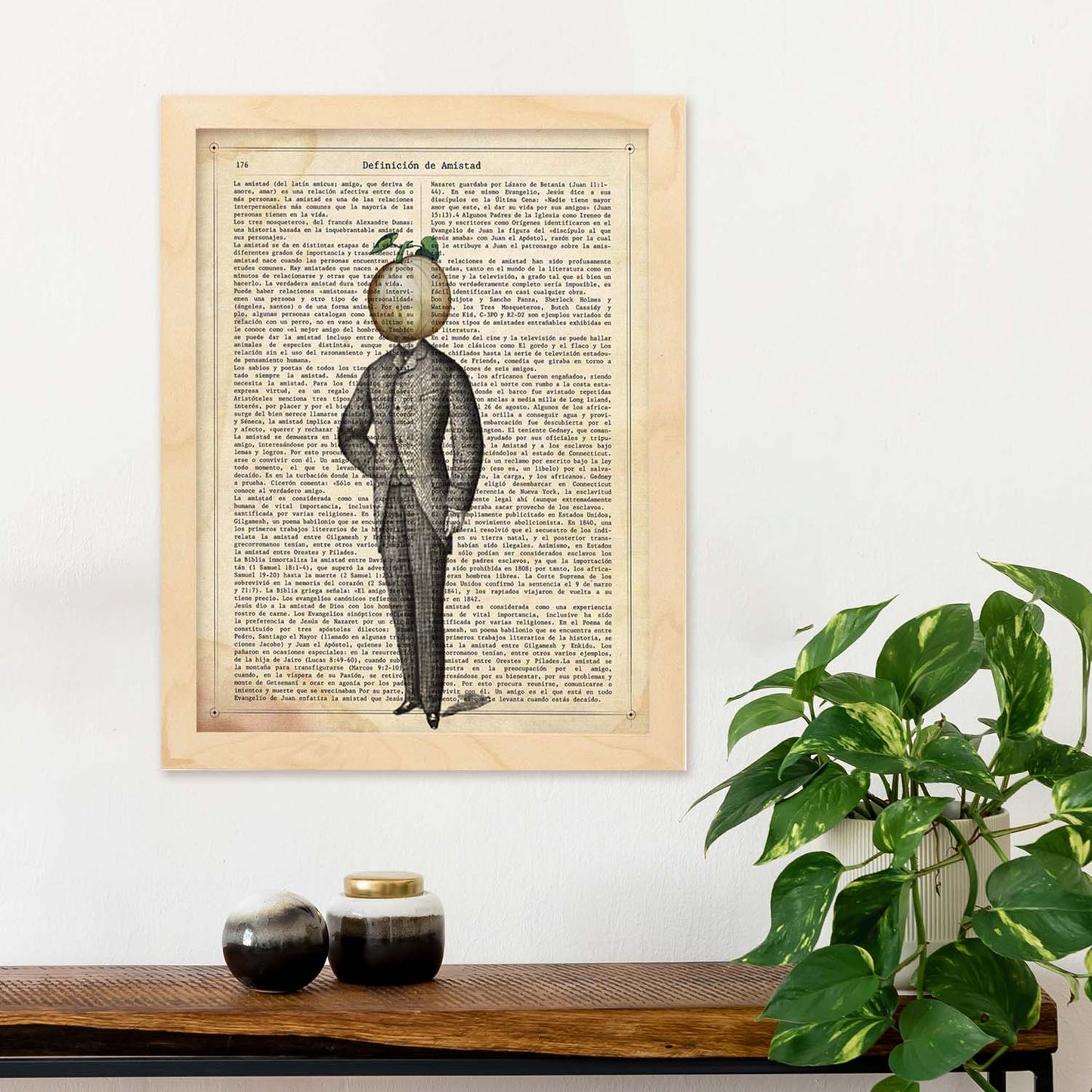 Poster de Calabaza posando. Láminas de frutas y verduras con definiciones. Ilustraciones de alimentacion vegetariana.-Artwork-Nacnic-Nacnic Estudio SL