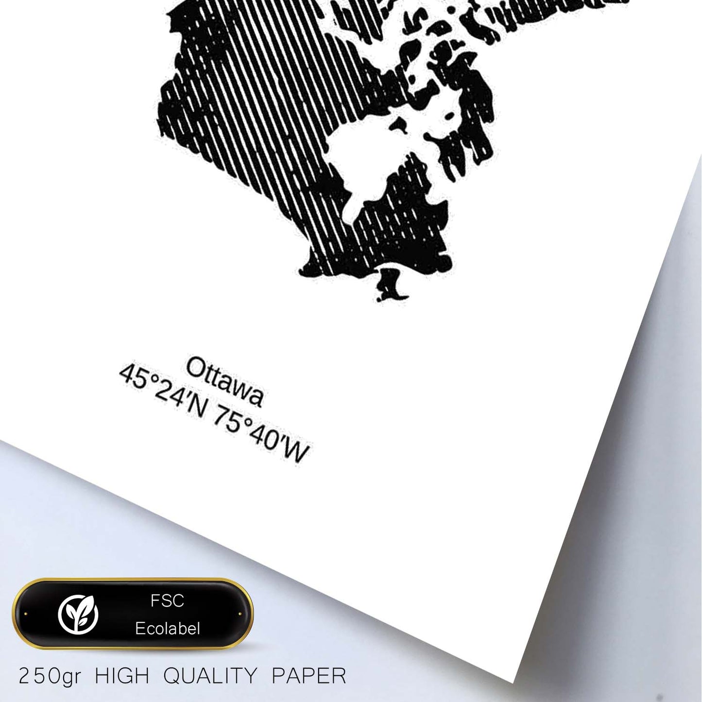 Poster de Canada. Láminas de paises y continentes del mundo.-Artwork-Nacnic-Nacnic Estudio SL