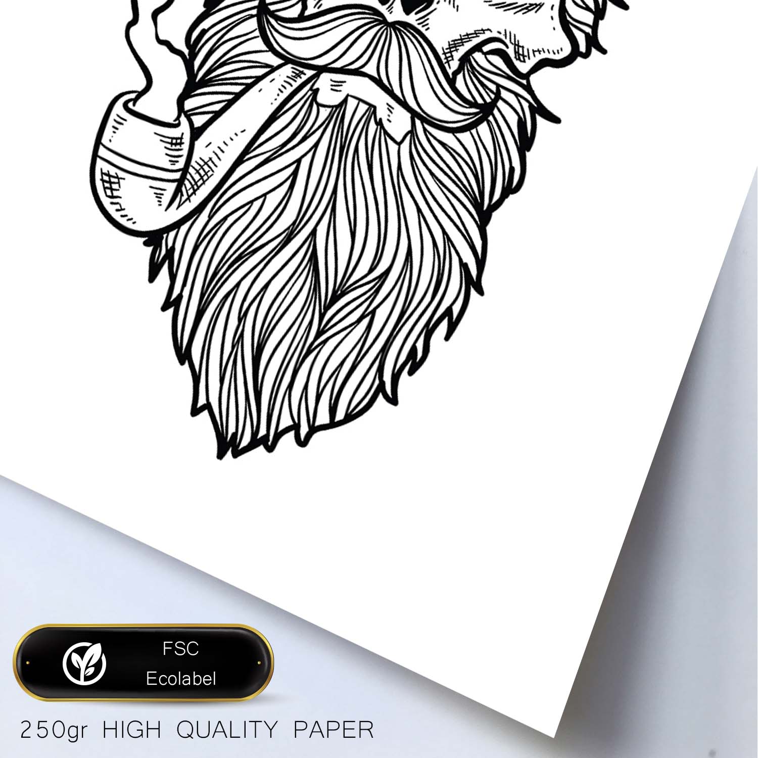 Poster de Capitan. Lámina decorativa de diseño.-Artwork-Nacnic-Nacnic Estudio SL