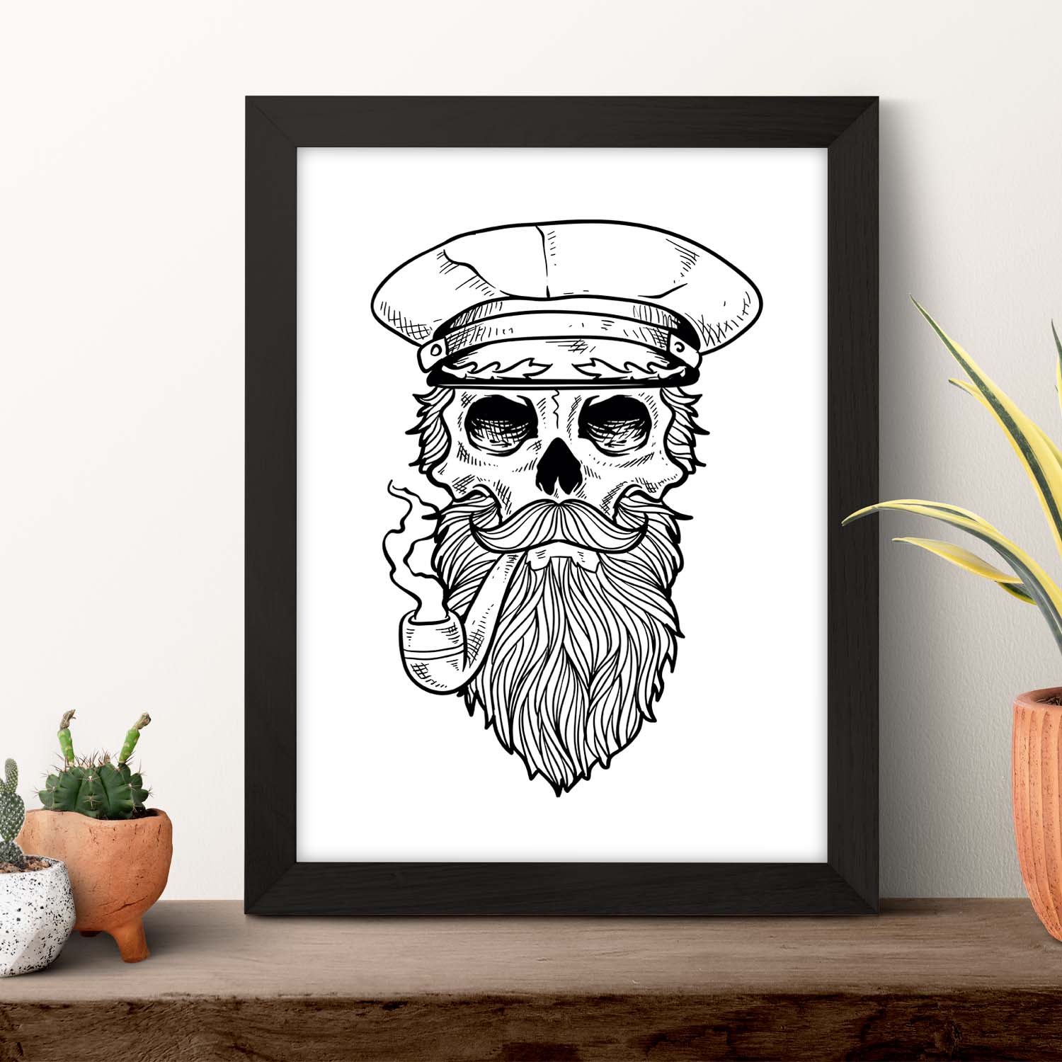 Poster de Capitan. Lámina decorativa de diseño.-Artwork-Nacnic-Nacnic Estudio SL