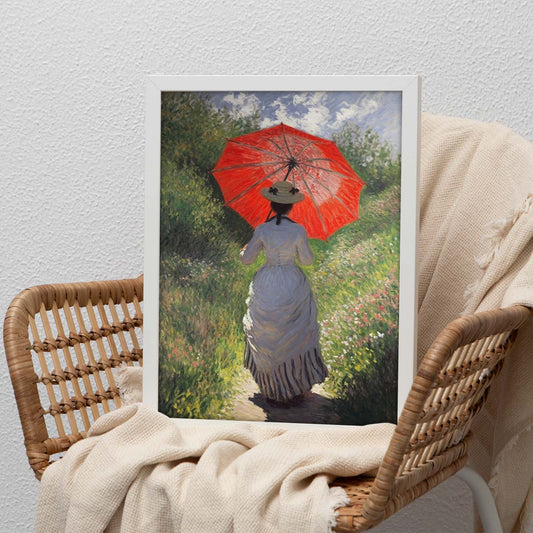 Lámina Claude Monet en Blanco y Negro