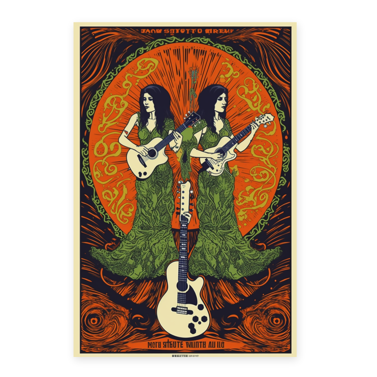 Póster de Concierto de Brujas Rockeras