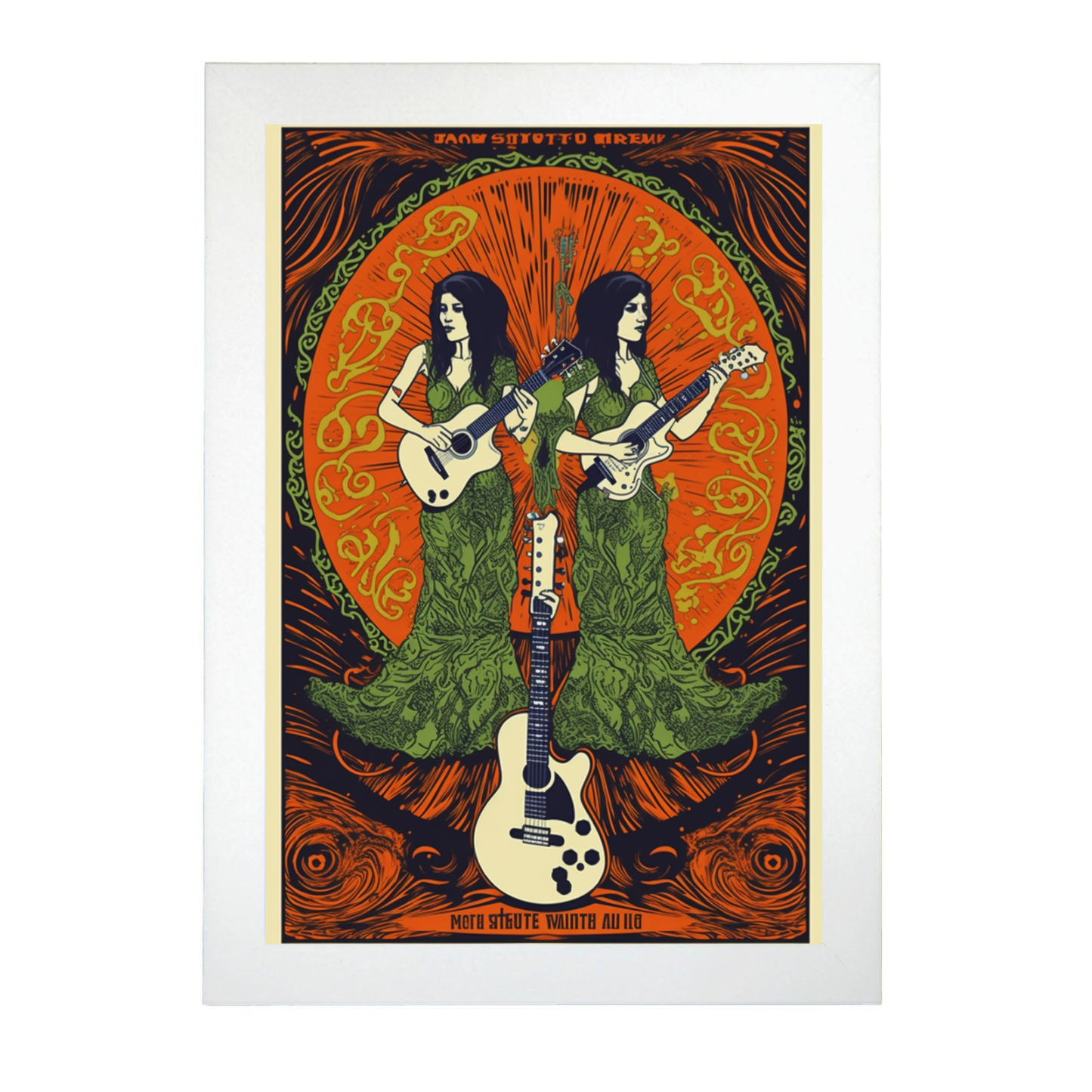 Póster de Concierto de Brujas Rockeras