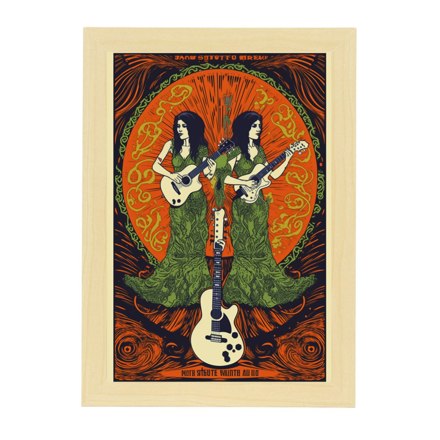 Póster de Concierto de Brujas Rockeras