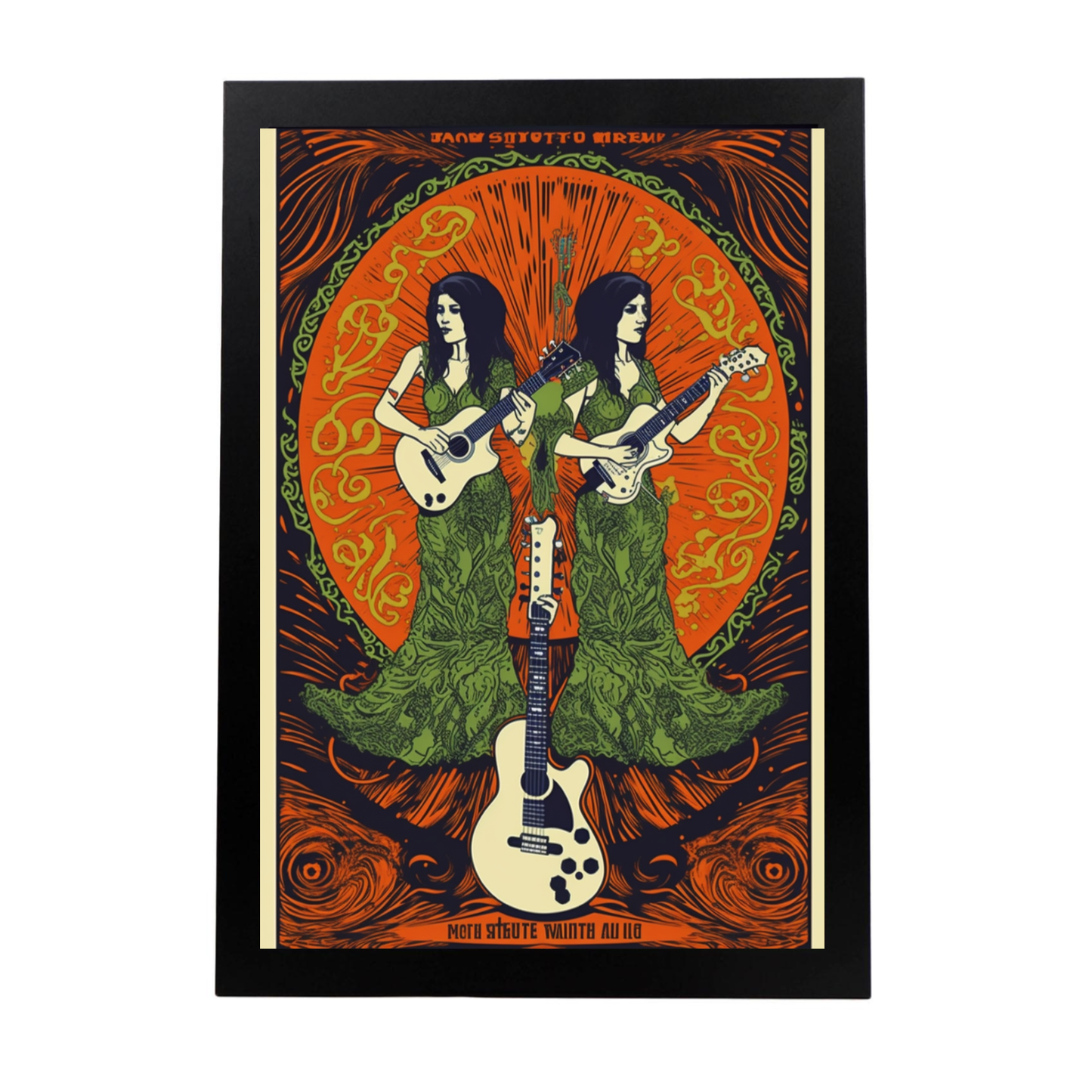 Póster de Concierto de Brujas Rockeras