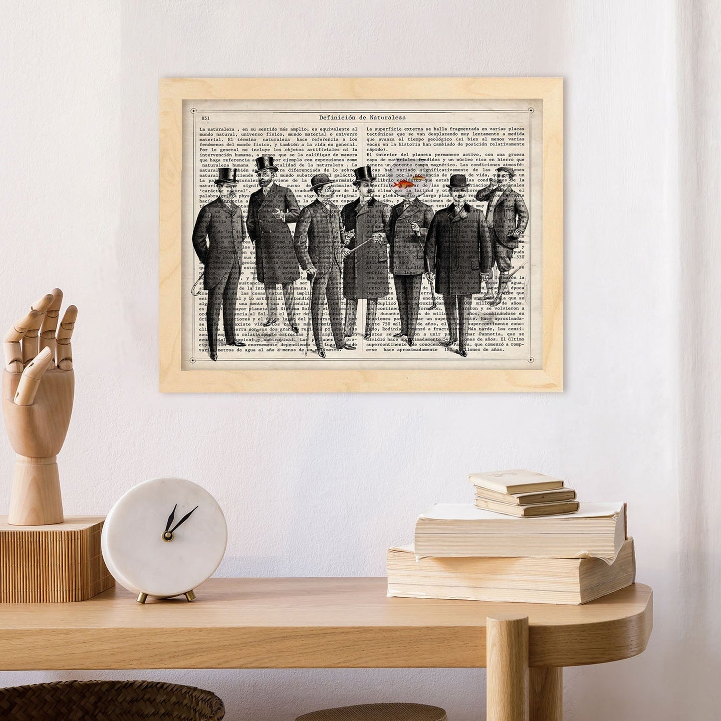 Poster de Conversación de peces. Láminas vintage con definiciones. Diseño de interiores.-Artwork-Nacnic-Nacnic Estudio SL
