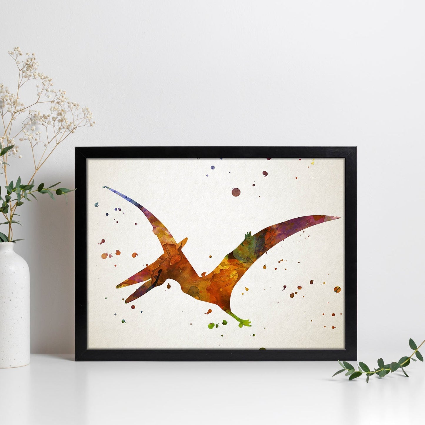 Poster de Criorhynchus estilo acuarela. Láminas de animales con estilo acuarela-Artwork-Nacnic-Nacnic Estudio SL