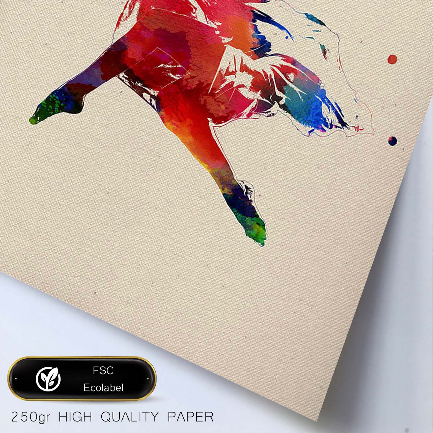 Poster de Danza con diseño acuarela. Mix de láminas con estilo acuarela-Artwork-Nacnic-Nacnic Estudio SL