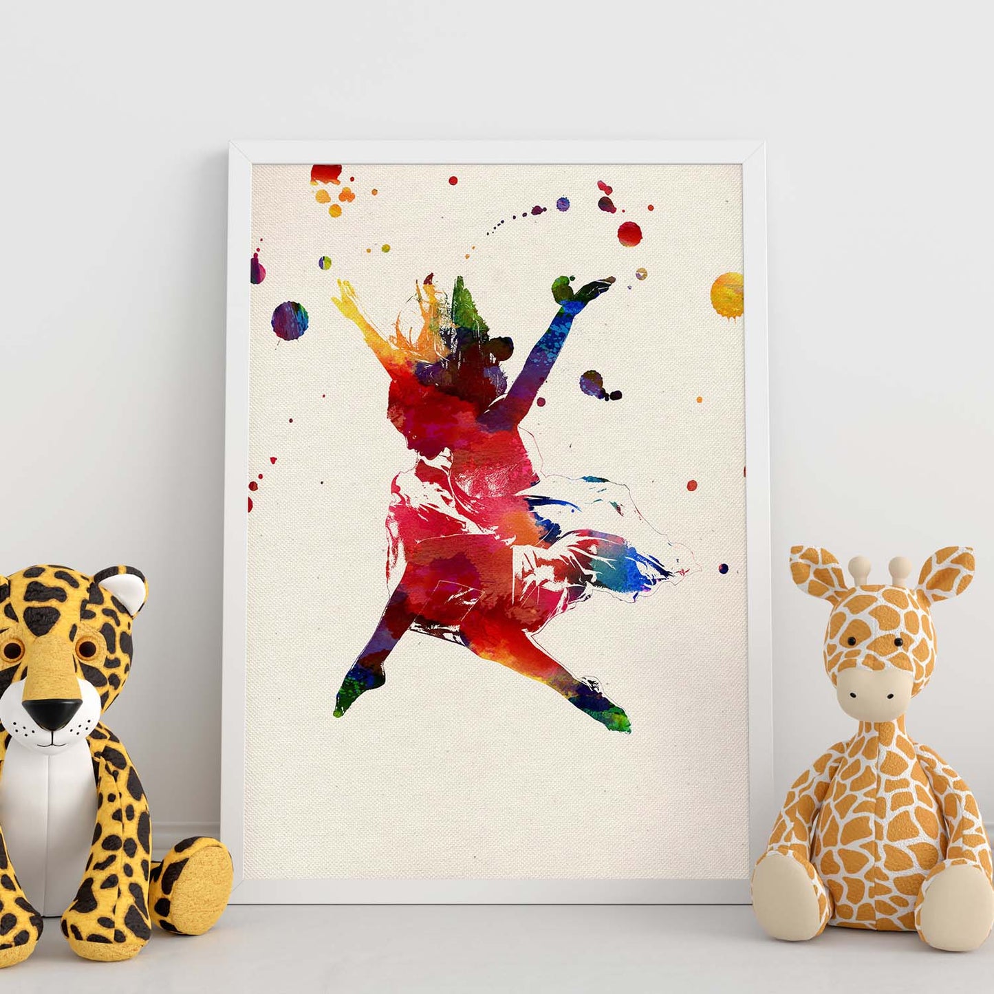 Poster de Danza con diseño acuarela. Mix de láminas con estilo acuarela-Artwork-Nacnic-Nacnic Estudio SL