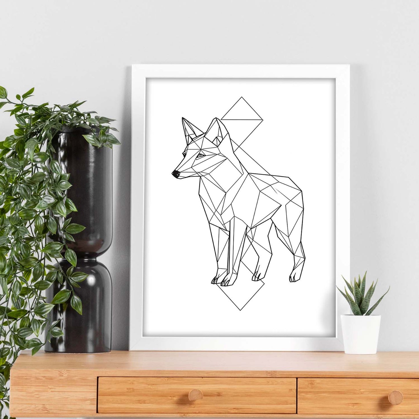 Póster de Dibujos Minimalistas en Línea