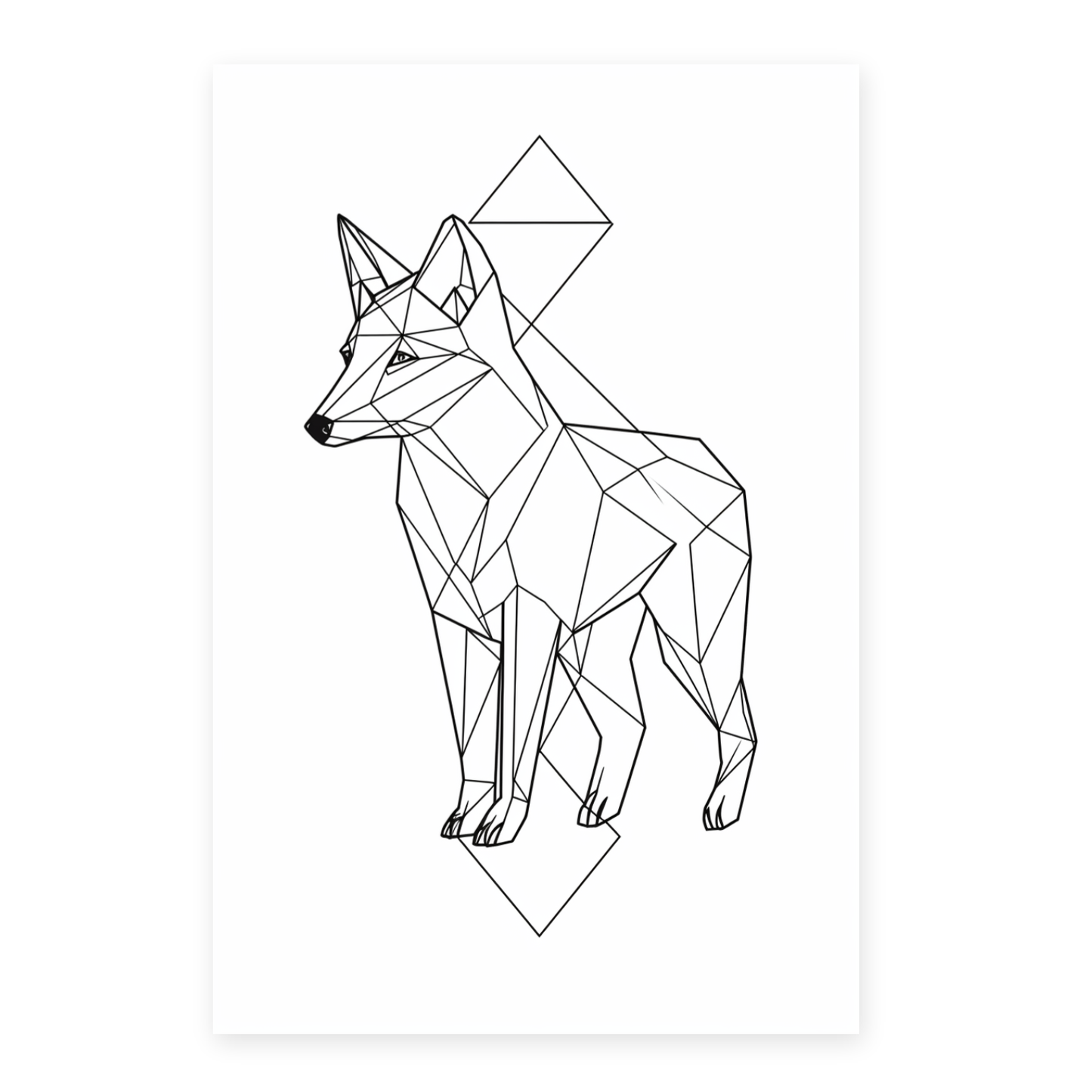 Póster de Dibujos Minimalistas en Línea