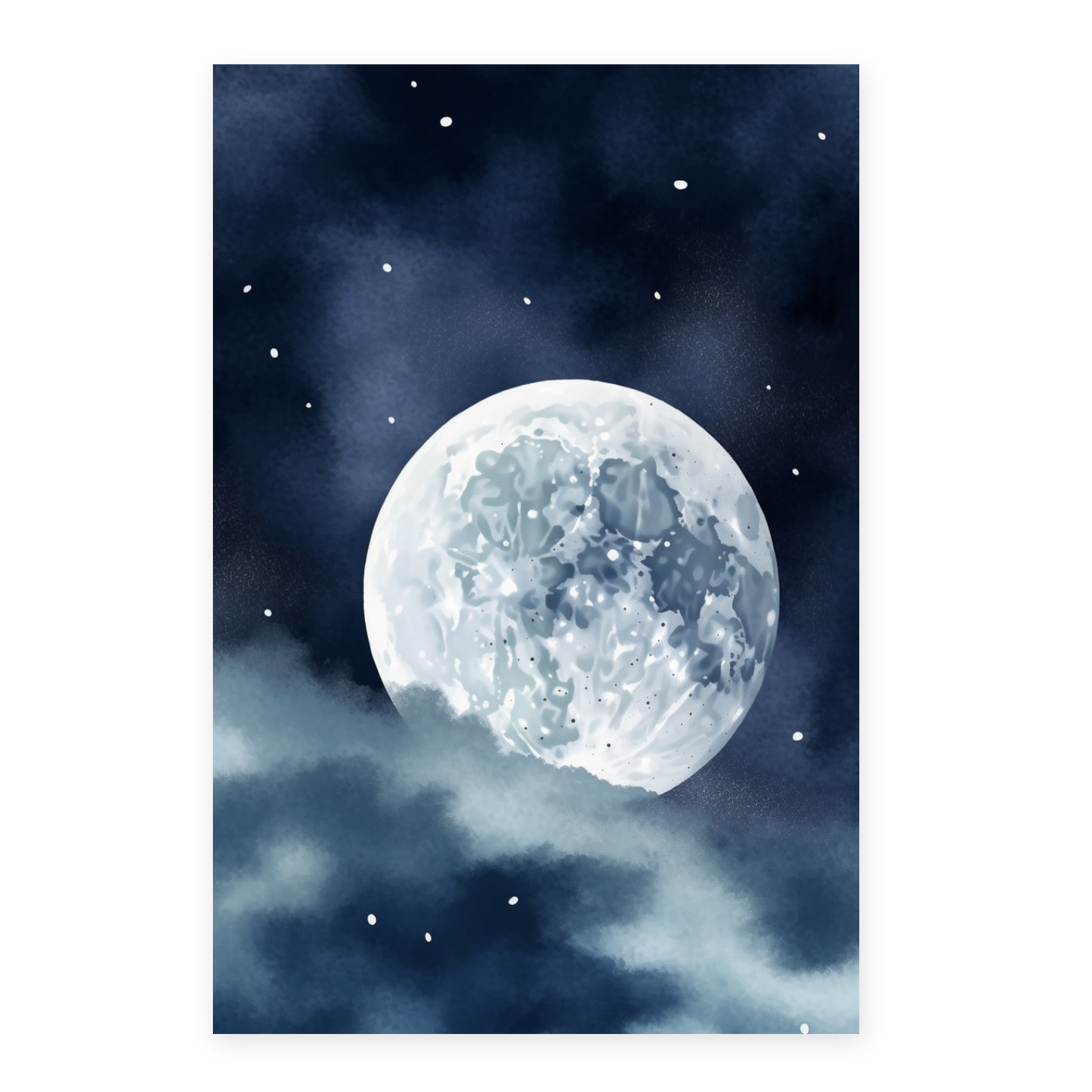 Póster de Espacio Natural Acuarela