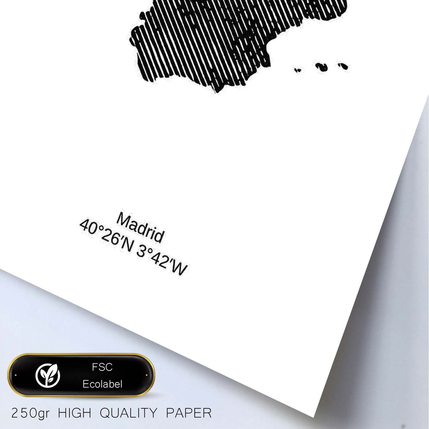 Poster de España. Láminas de paises y continentes del mundo.-Artwork-Nacnic-Nacnic Estudio SL