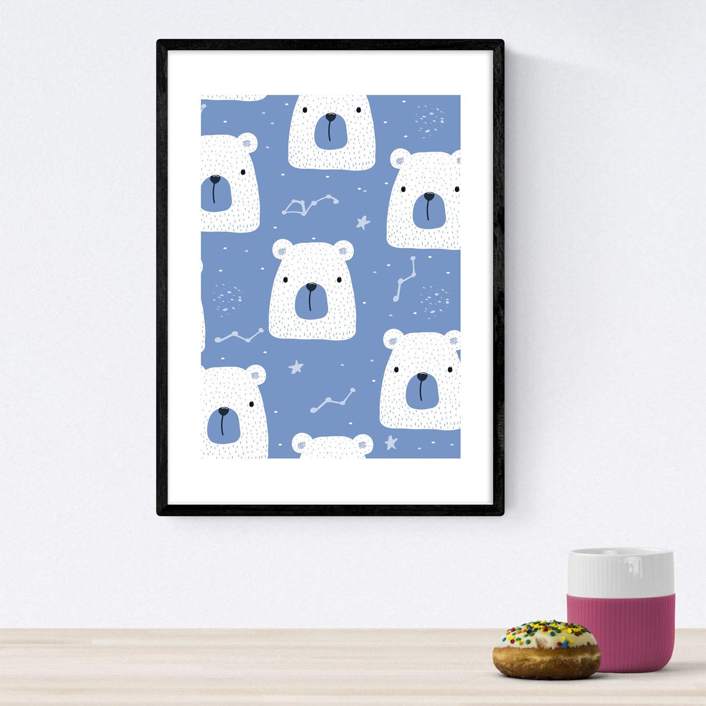 Poster de Estampado animales bebe. Lámina de animales para niños.-Artwork-Nacnic-Nacnic Estudio SL
