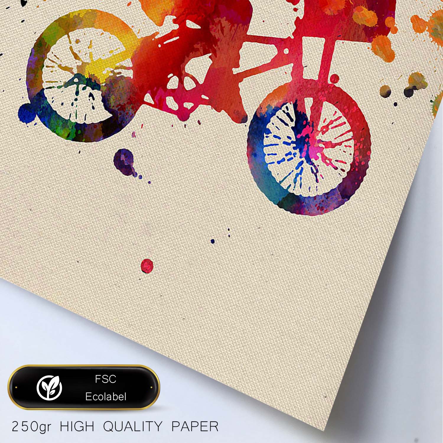 Poster de ET con diseño acuarela. Mix de láminas con estilo acuarela-Artwork-Nacnic-Nacnic Estudio SL