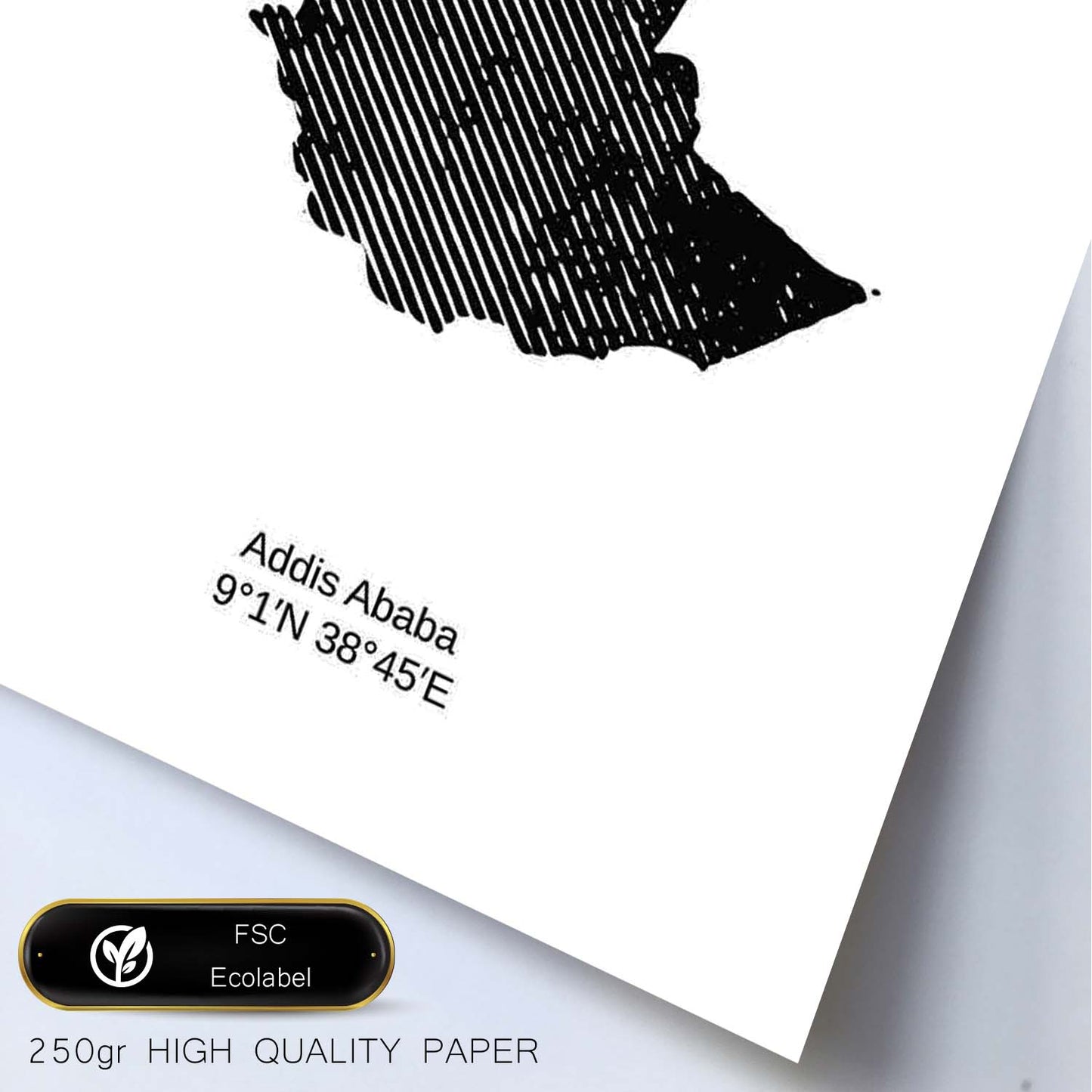 Poster de Etiopía. Láminas de paises y continentes del mundo.-Artwork-Nacnic-Nacnic Estudio SL
