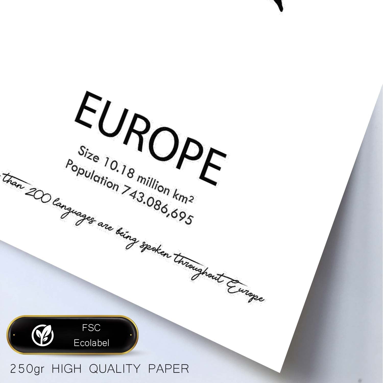 Poster de Europe. Láminas de paises y continentes del mundo.-Artwork-Nacnic-Nacnic Estudio SL