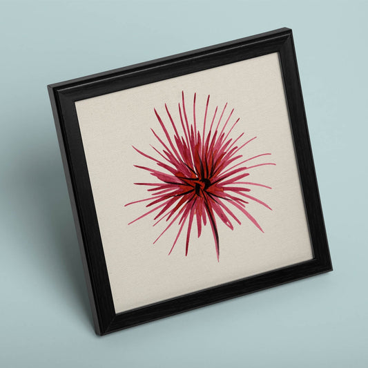 Poster de flores y naturaleza. Lámina cuadrada Pide un deseo, ilustrada con dibujos a color.-Artwork-Nacnic-Nacnic Estudio SL