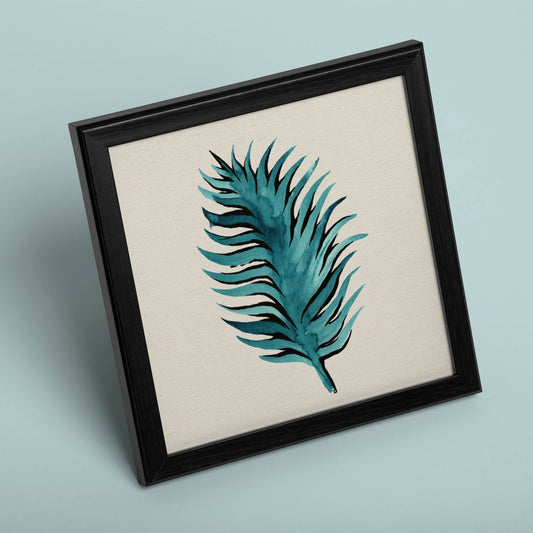 Poster de flores y naturaleza. Lámina cuadrada Sueltate el pelo, ilustrada con dibujos a color.-Artwork-Nacnic-Nacnic Estudio SL