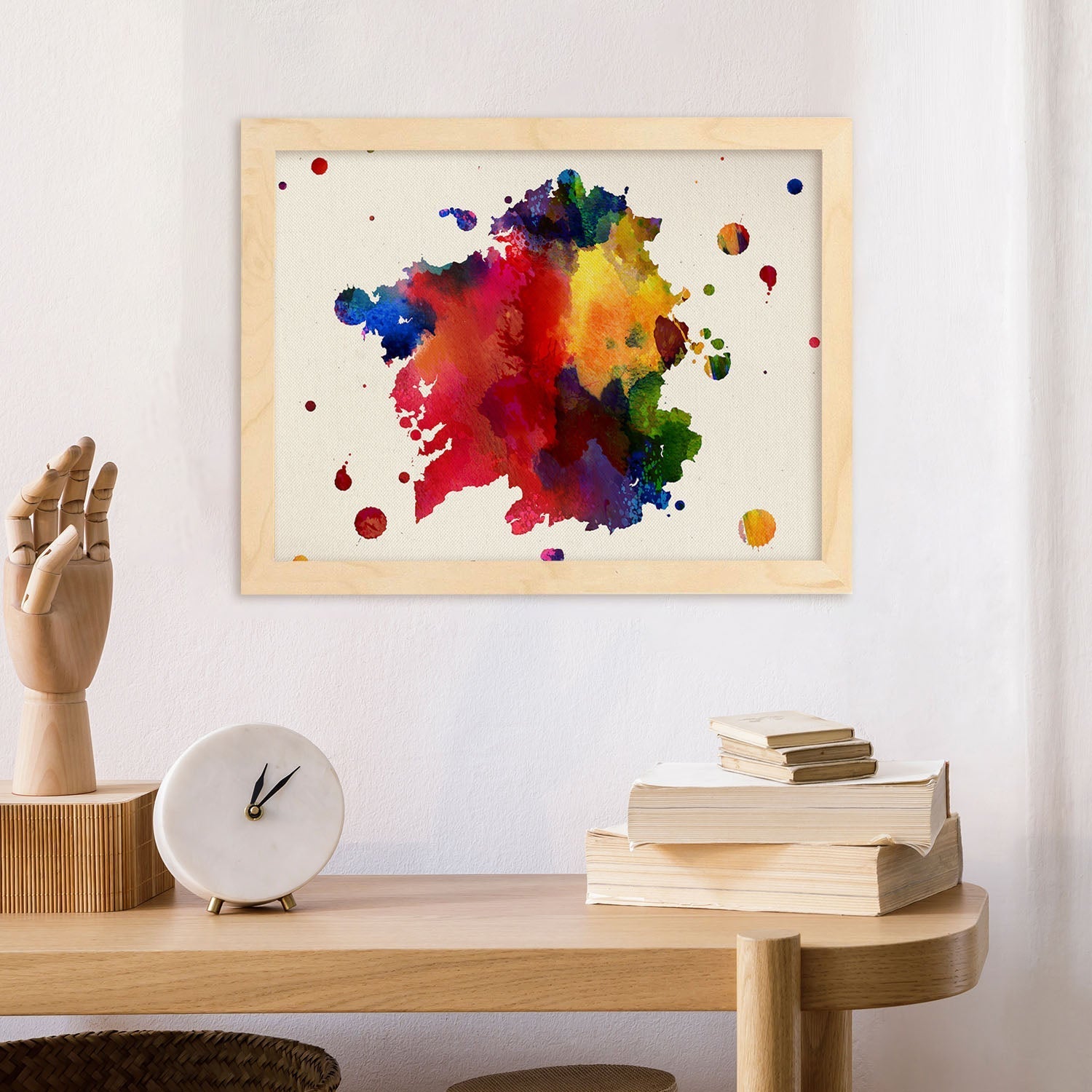 Poster de Galicia. Láminas e ilustraciones de ciudades, comunidades, y mapas de España.-Artwork-Nacnic-Nacnic Estudio SL